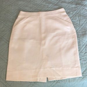 Pencil skirt in double-serge cotton